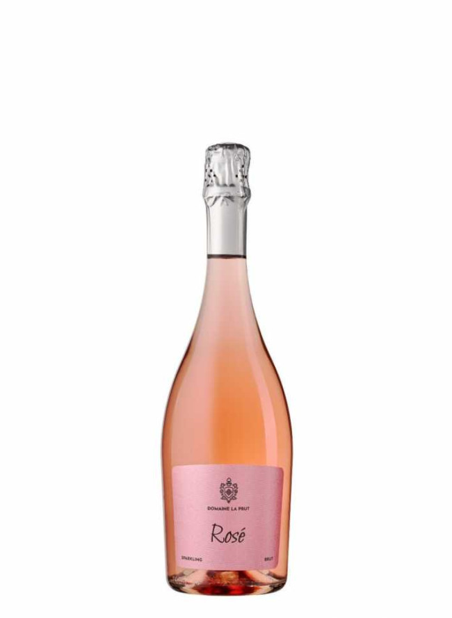Шампанское «Rose» брют розовое, Domaine la Prut. 0,75