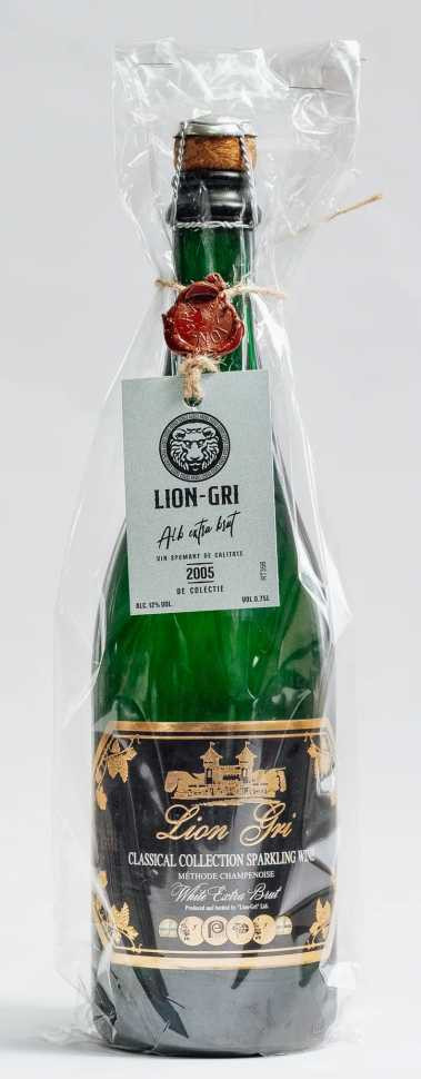 Шампанское «Lion-Gri» 2005 белое экстра-брют. 0,75