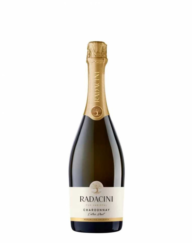 Шампанское «Chardonnay» экстра-брют белое, Radacini. 0,75