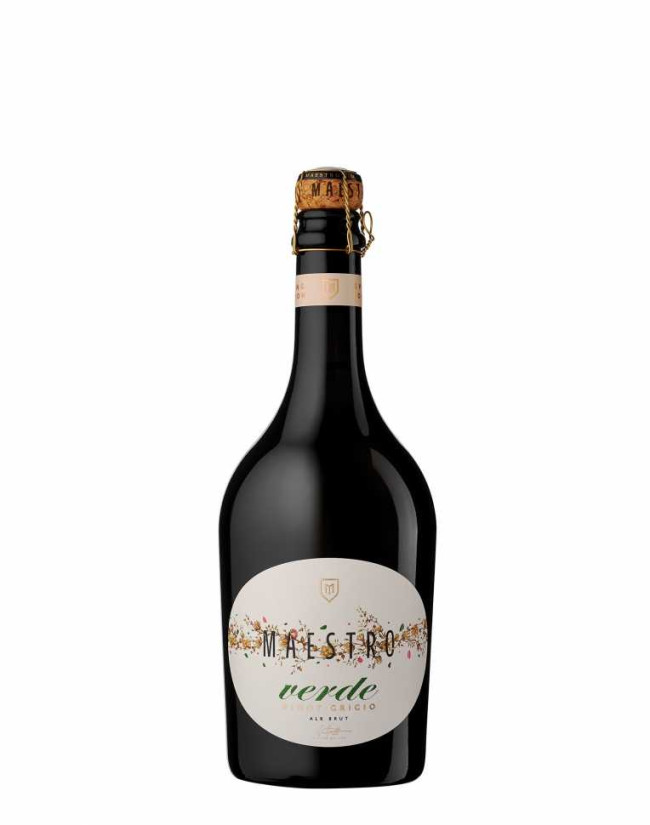 Шампанское «Maestro» Verde 2025 Pinot Grigio, белое брют. 0,75