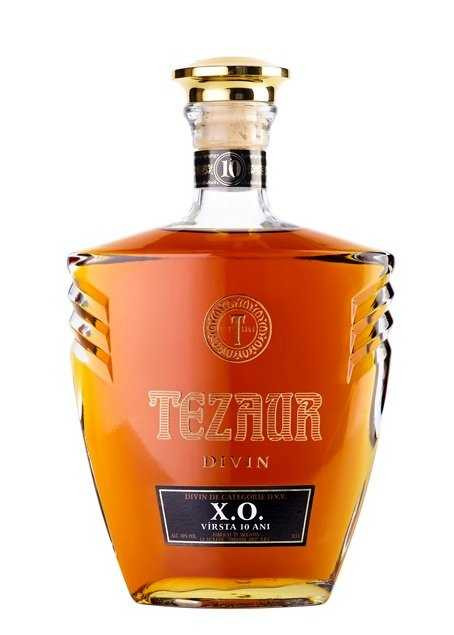 Коньяк «Tezaur» XO 10 лет. 0,5 в коробке.