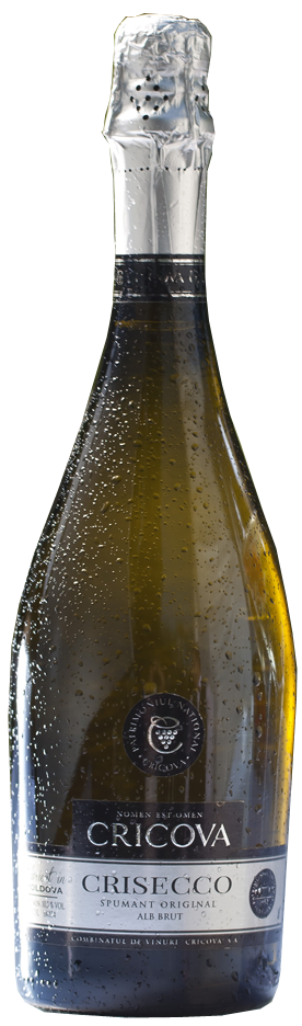 Шампанское «Crisecco» белое брют, Cricova. 0,75