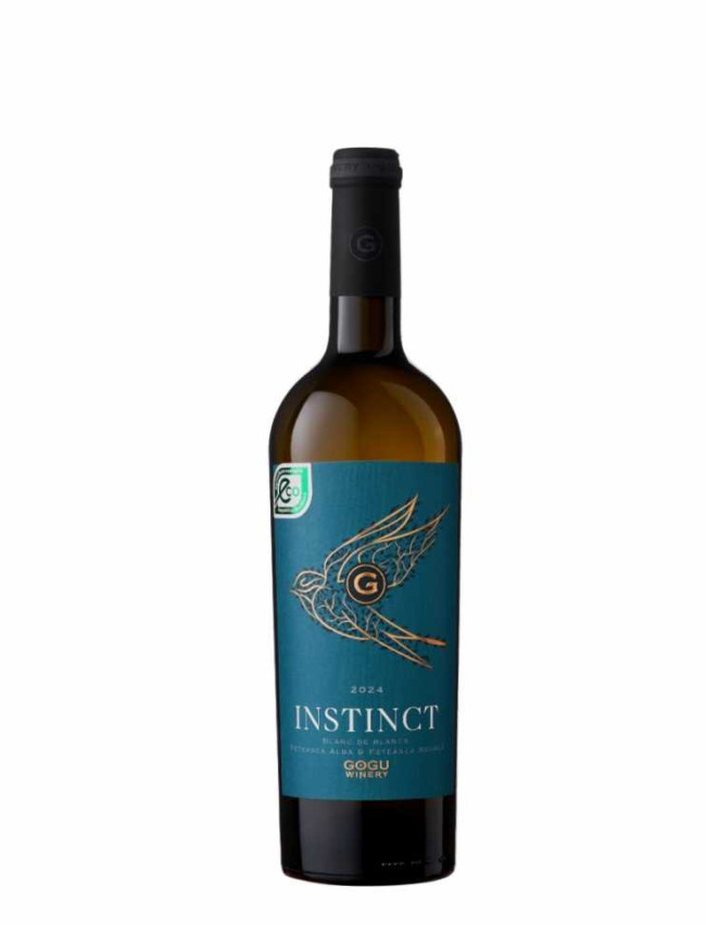Вино «Instinct» Blanc de Blancs 2025 Feteasca Alba & Feteasca Regala, Gogu. 0,75