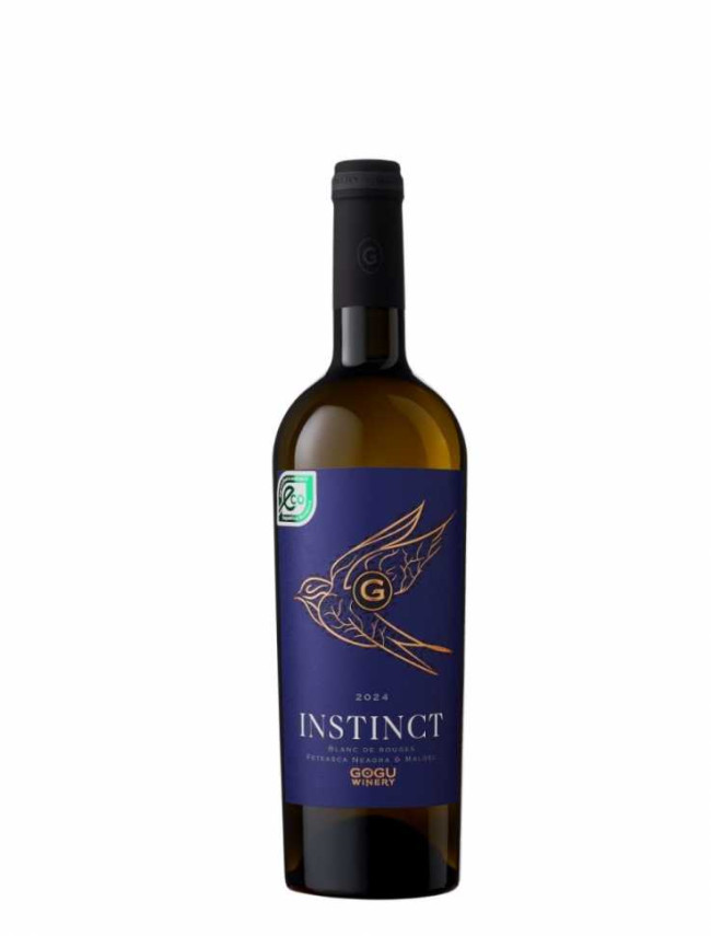 Вино «Instinct» Blanc de Rouges 2025 Feteasca Neagra & Malbec, Gogu. 0,75