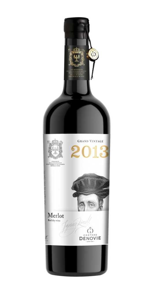 Вино «Merlot» 2013 Grand Vintage, Denovie. 0,75