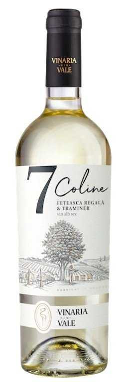 Вино «7 Coline» 2023 Feteasca Regala & Traminer, Vinaria din Vale. 0,75
