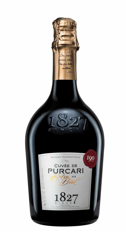 Шампанское «Cuvee de Purcari» белое экстра-брют. 0,75