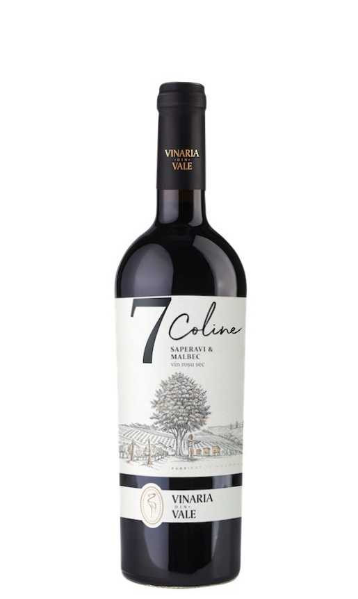 Вино «7 Coline» 2023 Saperavi & Malbec, Vinaria din Vale. 0,75