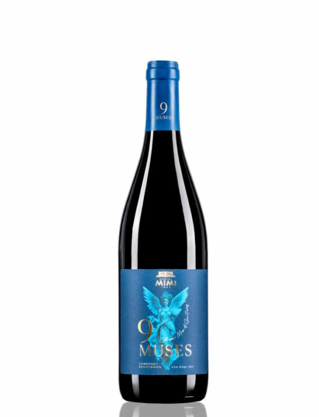Вино «9 muses» 2023 Cabernet Sauvignon, Mimi. 0,75
