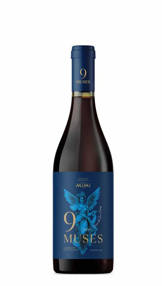 Вино «9 muses» 2023 Cabernet Sauvignon, Mimi. 0,75