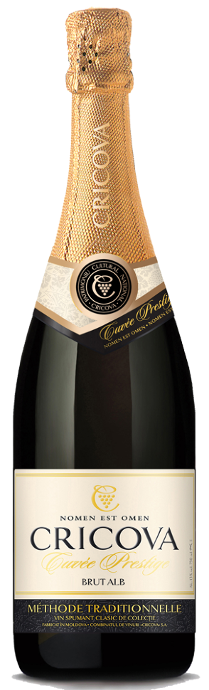 Шампанское «Cuvee Prestige» брют белое, Cricova. 0,75