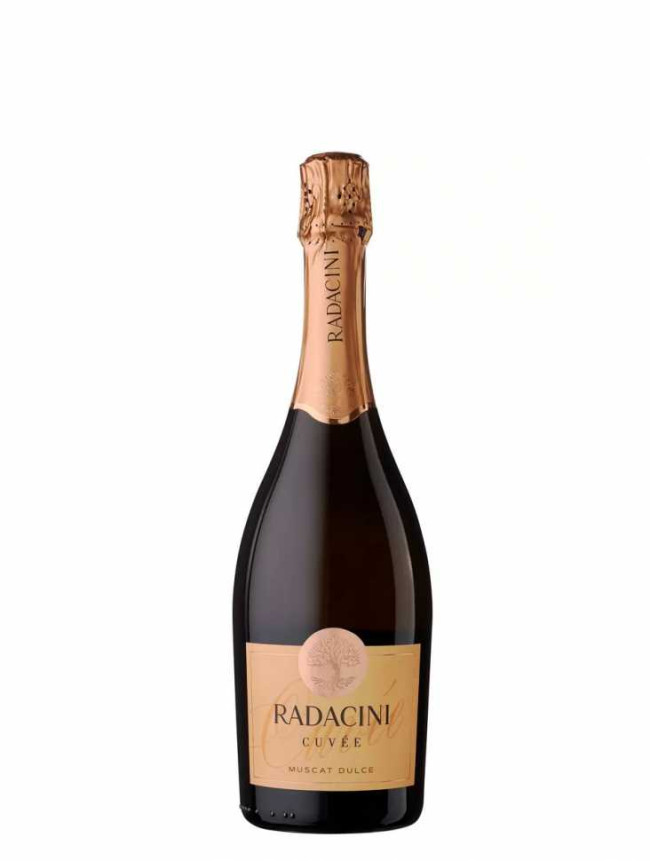 Шампанское «Cuvee» Muscat сладкое белое, Radacini. 0,75 Шампанское «Cuvee» Muscat сладкое белое, Radacini. 0,75
