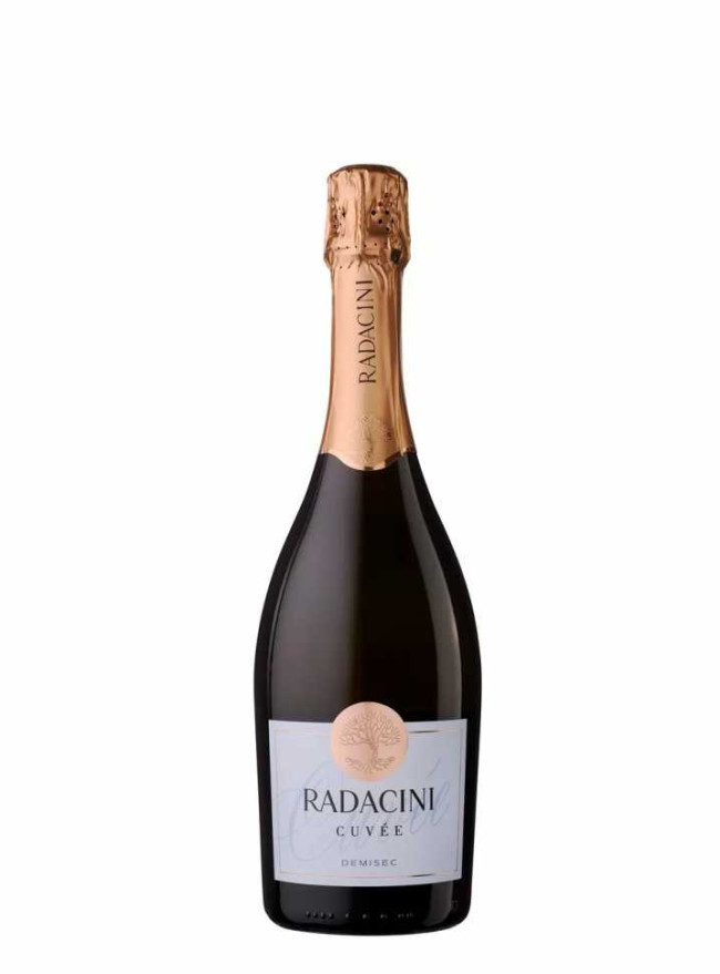 Шампанское «Cuvee» полусухое белое, Radacini. 0,75 Шампанское «Cuvee» полусухое белое, Radacini. 0,75