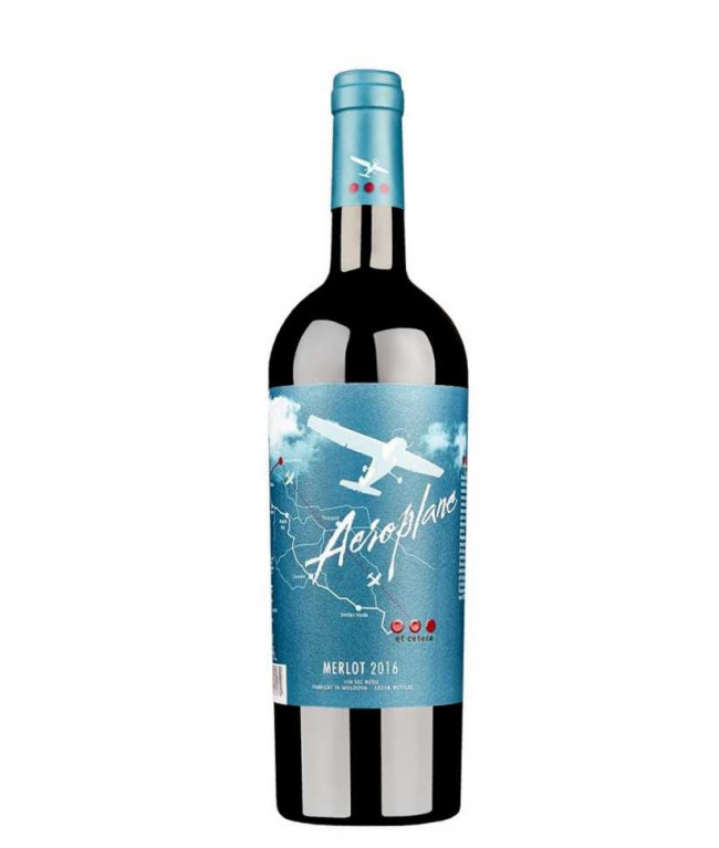 Вино «Aeroplane» 2020 Merlot, Et Cetera. 0,75