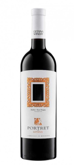 Вино «Portret de Gitana» 2022 Merlot - Rara Neagra. 0,75
