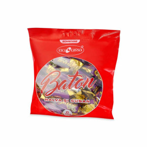 Конфеты "Батончик" с халвой и кунжутом, Букурия, 250 г.