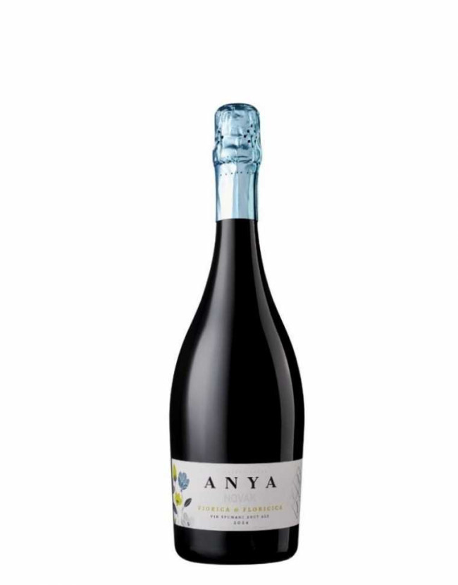 Шампанское «Anya» Viorica & Floricica 2024 брют белое, Novak. 0,75