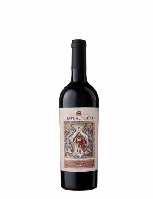 Вино «Saperavi» 2021 Family Reserve, Chateau Cristi. 0,75