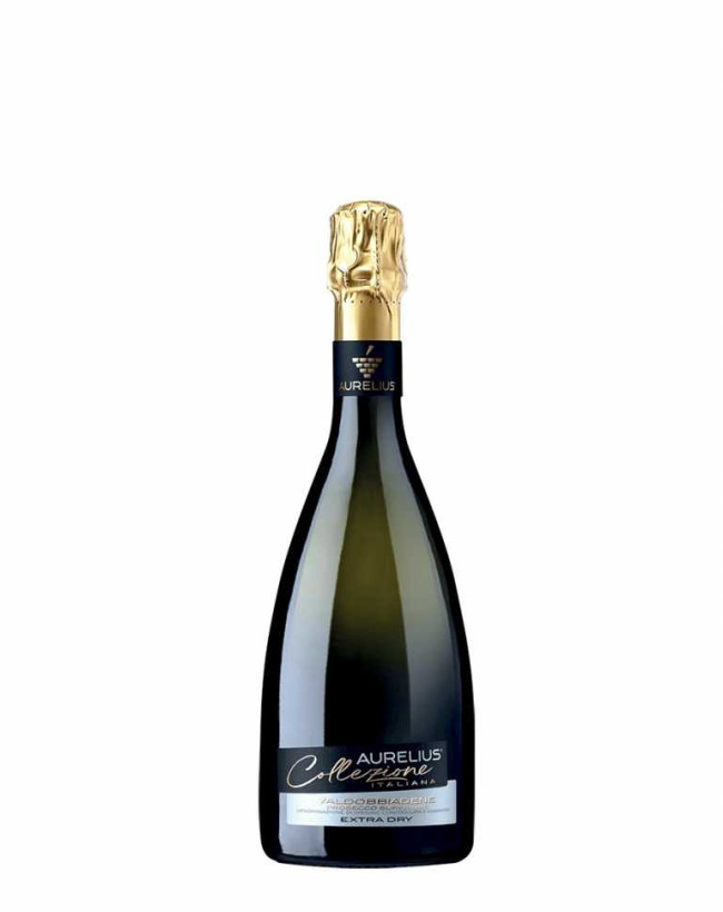 Шампанское «Aurelius» Valdobbiadene Prosecco Superiore DOCG, экстра-сухое. 0,75