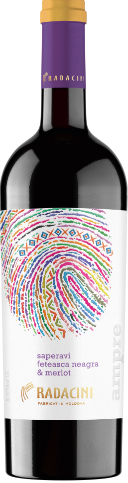 Вино «Ampre» Saperavi - Feteasca Neagra & Merlot, Radacini. 0,75