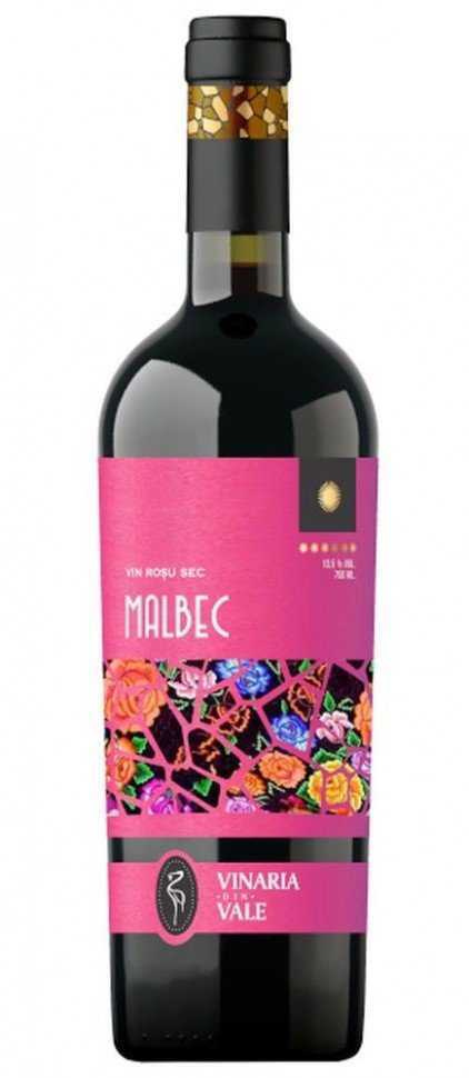 Вино «Malbec» 2020 Mozaic, Vinaria din Vale. 0,75