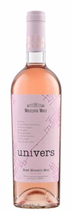 Вино «Univers» 2024 Rose сухое, Milestii Mici. 0,75