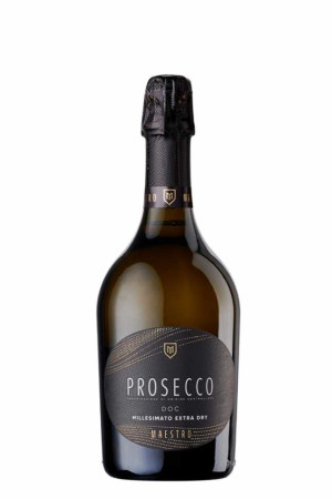 Шампанское «Prosecco» 2023 DOC, экстра-сухое белое, Maestro. 0,75