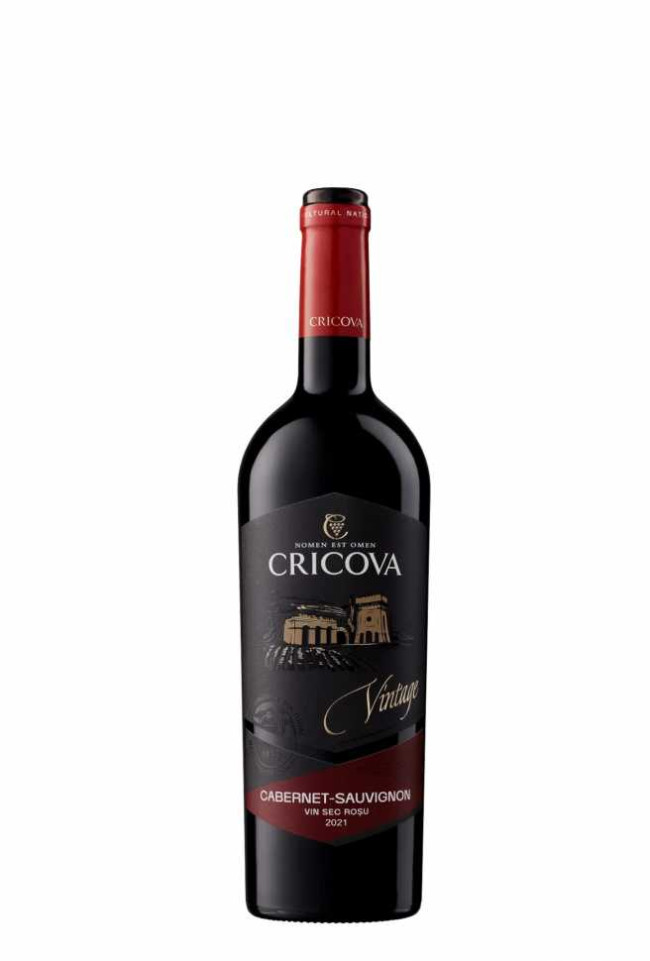 Вино «Cabernet-Sauvignon» 2022 Vintage, Cricova. 0,75