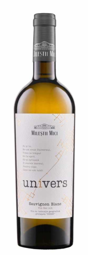 Вино «Univers» 2025 Sauvignon Blanc, Milestii Mici. 0,75