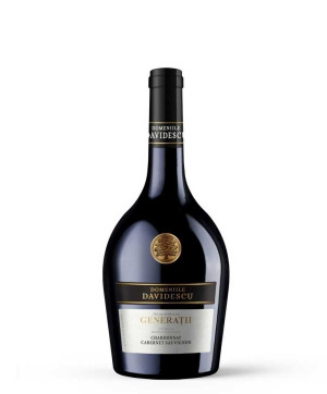 Вино «Generatii» 2024 Chardonnay - Cabernet Sauvignon, Domeniile Davidescu. 0,75