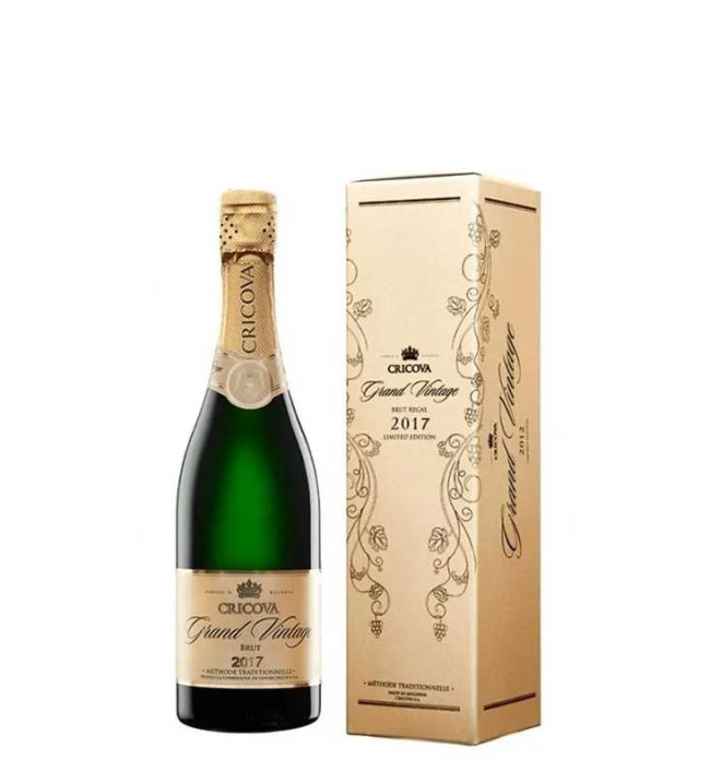 Шампанское «Grand Vintage» 2018 Cricova. 0,75