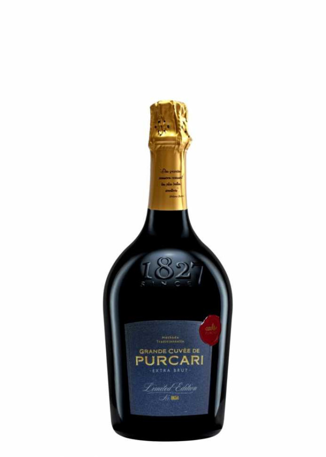 Шампанское «Grande Cuvee de Purcari» 2022 экстра-брют. 0,75 Шампанское «Grande Cuvee de Purcari» 2022 экстра-брют. 0,75