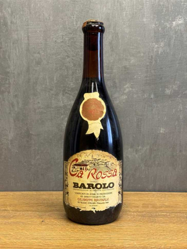 Вино Barolo Ca’ Rossa 1971 года.