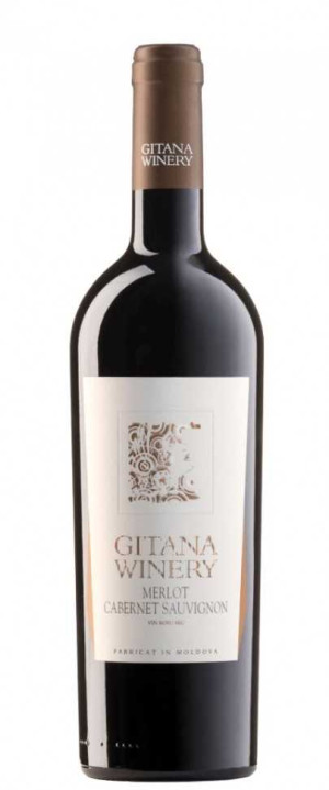 Вино «Merlot - Cabernet Sauvignon» 2021 Gitana Winery. 0,75