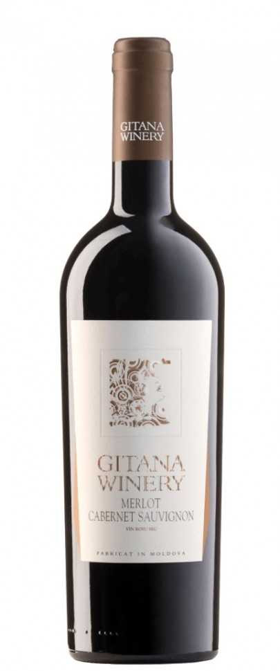 Вино «Merlot - Cabernet Sauvignon» 2021 Gitana Winery. 0,75