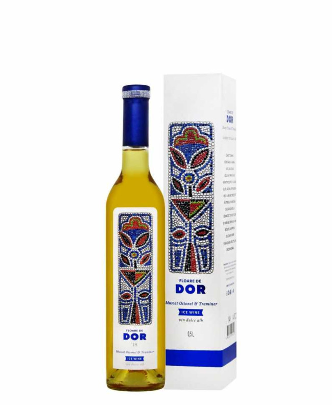 Ice Wine «Floare de Dor» 2023 Muscat Ottonel & Traminer, Bostavan. 0,5
