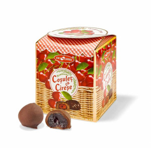 Конфеты "Корзинка с черешней" с шоколадной глазурью, Букурия, 200 г.