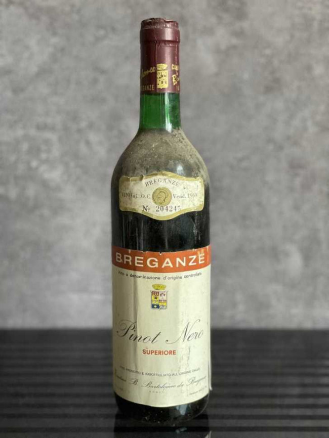 Вино Breganze Pinot Nero Superiore 1969 года урожая