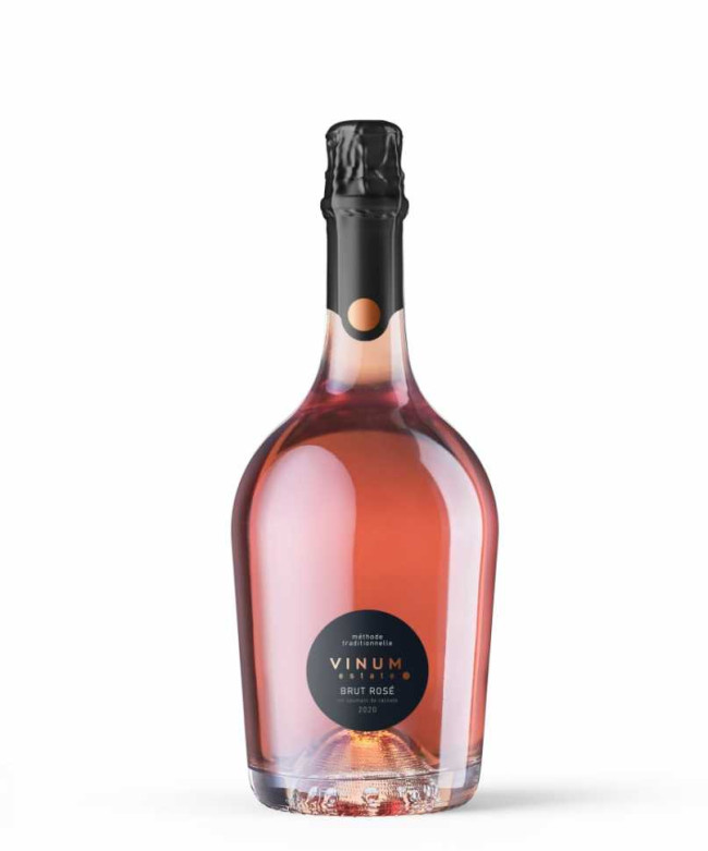 Шампанское «Brut Rose» 2022 брют розовое, Vinum Estate. 0,75